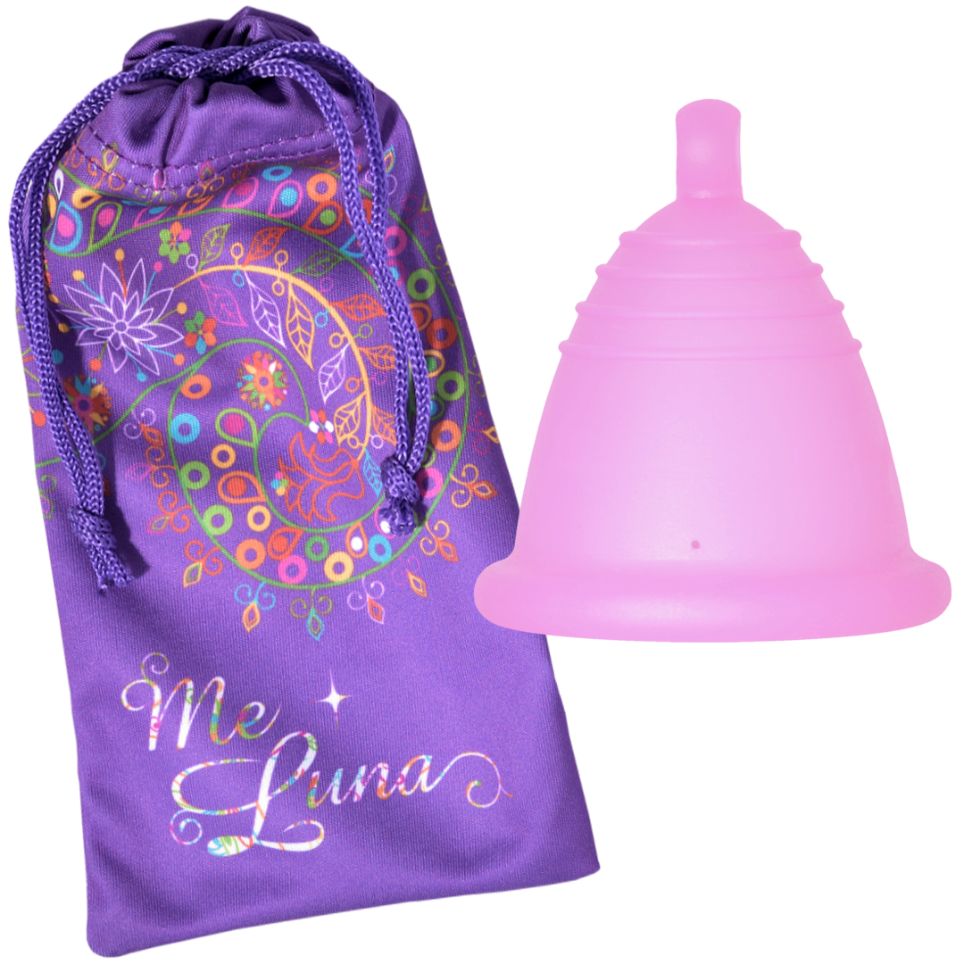 Cupa menstruala ME LUNA Soft - pink, marimea SHORTY XL, model ball