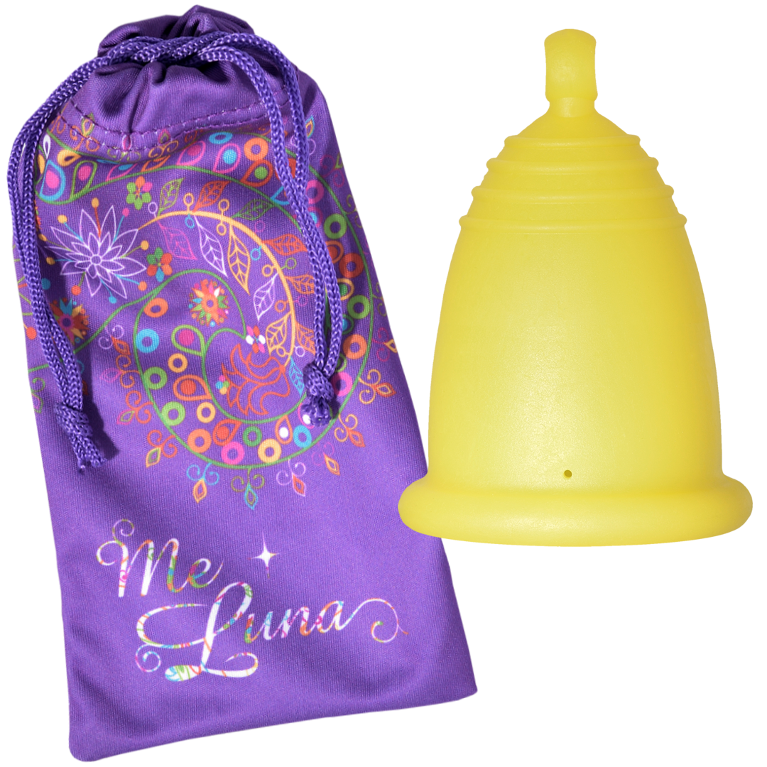 Cupa menstruala ME LUNA Soft - yellow, marimea XL, model ball